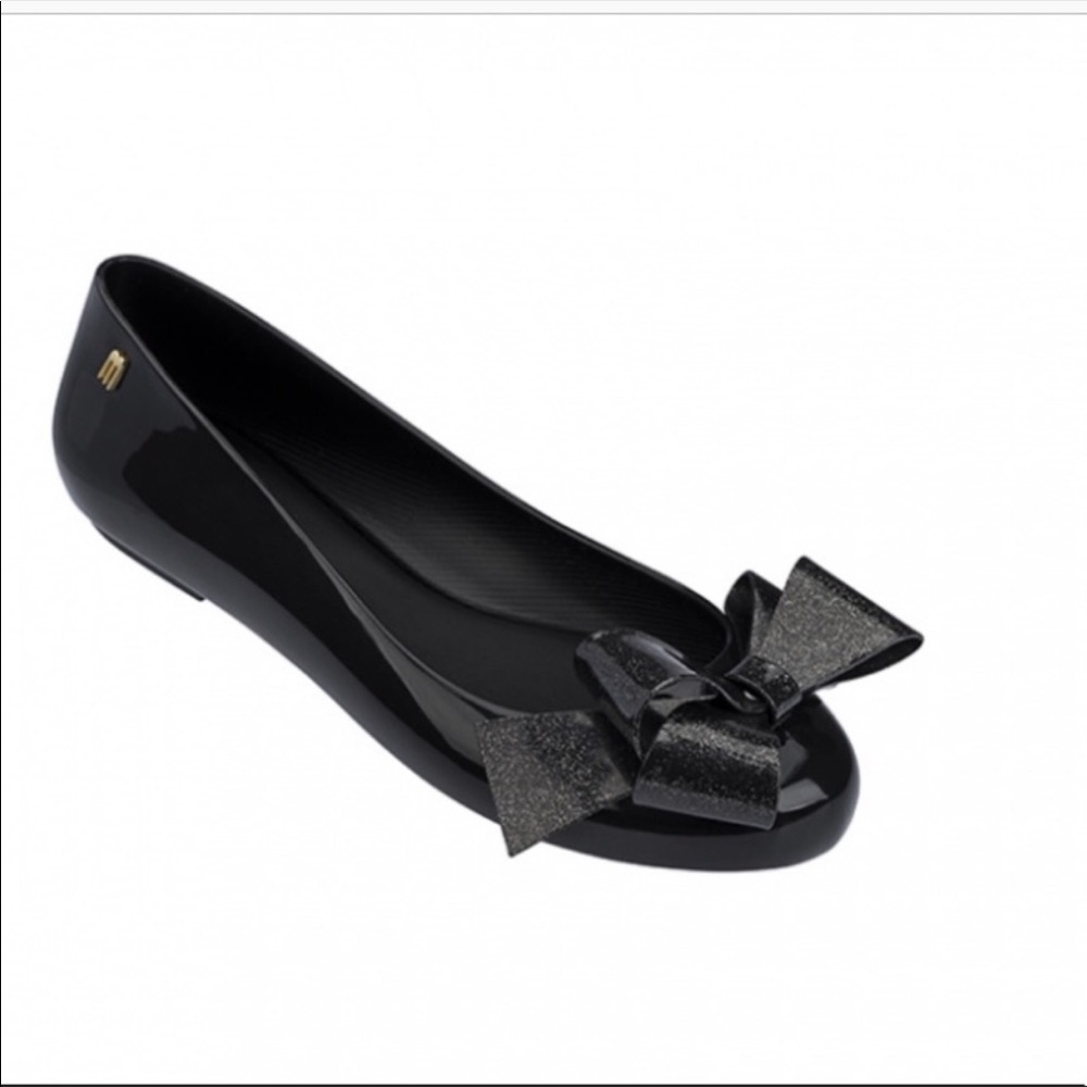 Melissa Space Love Black Flats